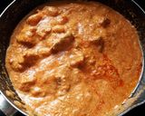 A picture of step 7 of Chicken Changezi.