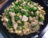 Une image de l'étape 14 de Poulet au citron et poivrons.