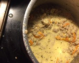 A picture of step 2 of Spaghetti squash.