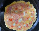 வெங்காயம் தக்காளி முட்டை ஆம்லெட் (Venkayam thakkaali muttai omelette recipe in tamil) ரெசிபி ஸ்டேப் 3 புகைப்படம்