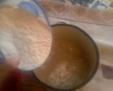 A picture of step 2 of 4 ingredient vegan cookies.