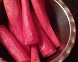 A picture of step 1 of Carrot barfi.
