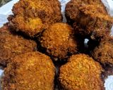 Foto del paso 4 de la receta: AROS De Cebolla,🌰🐏 rellenos con Carne de Cordero...!