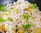 A picture of step 6 of Khili Khili Sabudana Khichdi | Sago khichdi.