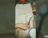 A picture of step 1 of Chocolate Bread pastry.