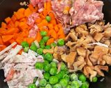 Hình bước làm 1 của món Chả giò khoai môn