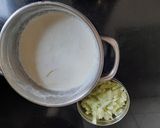 A picture of step 1 of Cucumber and flax seeds raita.