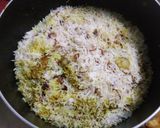 A picture of step 4 of Hyderabadi Mutton Biryani.