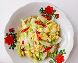 Foto langkah ke 4 dari resep Cah Sawi Putih Telur Orak Arik.