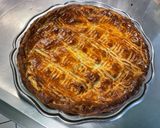 Une image de l'étape 13 de Galette façon franc comtoise à la pistache.