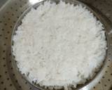 Foto langkah ke 6 dari resep Nasi Tim Ayam Jamur.