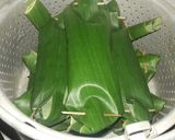 Foto langkah ke 8 dari resep Pepes teri, tahu &daun singkong.