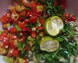 Tongkol suwir sambal matah langkah memasak 2 foto