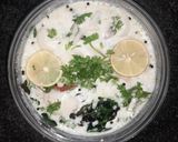 A picture of step 4 of Pakhala bhat.