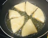 A picture of step 8 of Mandazi without yeast.