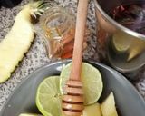 Une image de l'étape 3 de Jus ananas hibiscus.