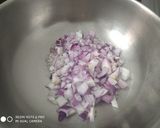 A picture of step 2 of Punjabi chhole.