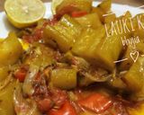 A picture of step 4 of Lauki ki bhujia.
