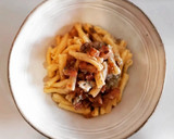 Foto del paso 8 de la receta: Casarecce con guanciale, moixernons en salsa de gorgonzola