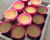 รูปขั้นตอนการทำที่ 2 ของ Caramel Custard สูตรหวานน้อย