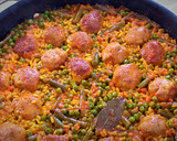 Foto del paso 8 de la receta: Arroz con albóndigas y verduras