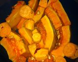 A picture of step 1 of Candied Pumpkin with Sweet Potato.