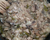 Foto del paso 5 de la receta: Risotto de pollo, Champiñones y Espárragos
