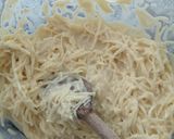 Une image de l'étape 2 de Gauffres lardons emmental.