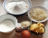 Foto langkah ke 1 dari resep 159. Kukis Keju Maizena (Cheesy Cornstarch Cookies) Gluten free.