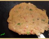 A picture of step 5 of Rice Chilla.