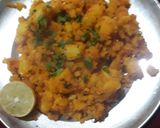 A picture of step 2 of Fry idli.