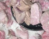 A picture of step 1 of Masala kalaiji.