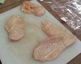 Foto del paso 1 de la receta: Arrolladitos de pechuga de pollo