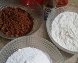 A picture of step 1 of Chocolate tea cake.