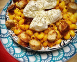 Foto del paso 2 de la receta: Pasta corta con tomate confitado, salchicha y burrata