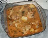 A picture of step 3 of Alu chicken shorba🥔🍗🥔.