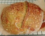 Foto langkah ke 23 dari resep Pandan Chili Flakes Cheese Sourdough Bread (Open Bake Method).