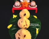 A picture of step 4 of Shahi Kesariya Coconut Mawa Modak.
