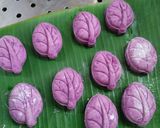 Foto langkah ke 5 dari resep Cenil Ubi Ungu & Cilembu Isi Keju.