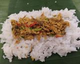 Foto langkah ke 4 dari resep Nasi Bakar Isi Ikan Tongkol.