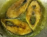 A picture of step 2 of Sorshe Ilish.