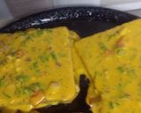 A picture of step 2 of Besan Toast.