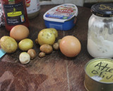 Foto del paso 1 de la receta: Ensalada de patatas, huevo y atún