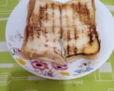 Foto langkah ke 4 dari resep Roti Bakar Pisang Matcha.