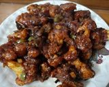 A picture of step 7 of Dry Gobhi Manchurian.