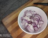 A picture of step 4 of Punjabi Style Bhindi Masala.