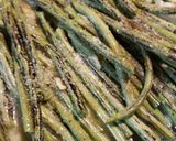 A picture of step 4 of Thai Soldier Long Beans.