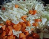 Foto del paso 2 de la receta: Fideos con vegetales y queso