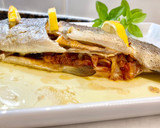Foto del paso 11 de la receta: Truchas rellenas con bacon y cebolla crujiente