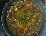 A picture of step 9 of Cauliflower manchurian.